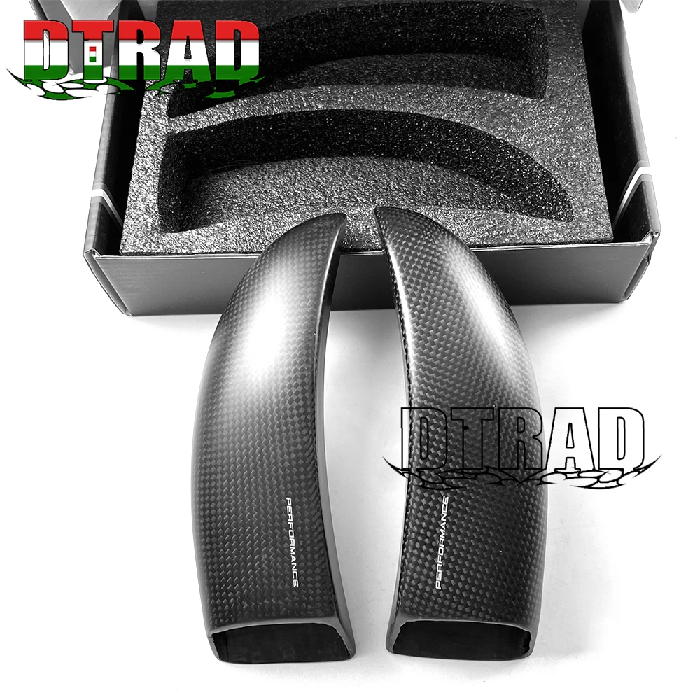 V4 Motorcycle Front Caliper Radiator Cover Air Ducts Brake Cooling For DUCATI Streetfighter PANIGALE V4S V4R V4 SP Carbon Fiber