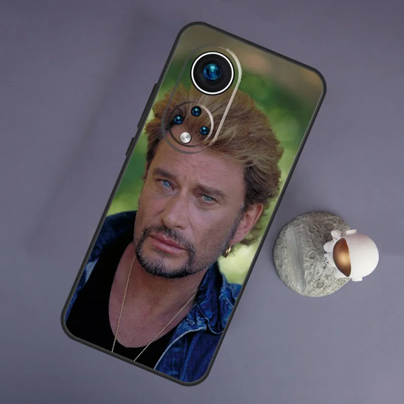 Johnny Hallyday Music For Huawei Honor Magic 5 Lite 70 50 X8 X9 a P20 P30 P40 P50 P60 Pro P Smart Nova 9 5T Case