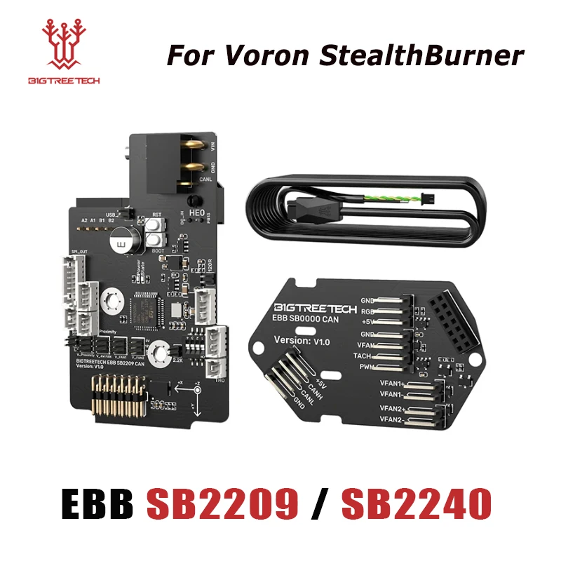 BIGTREETECH EBB SB2209 SB2240 CAN V1.0 CanBus HeadTool USB PT1000 для Klipper Voron stealthburn VS Fly-SB2040 плата для 3D-принтера