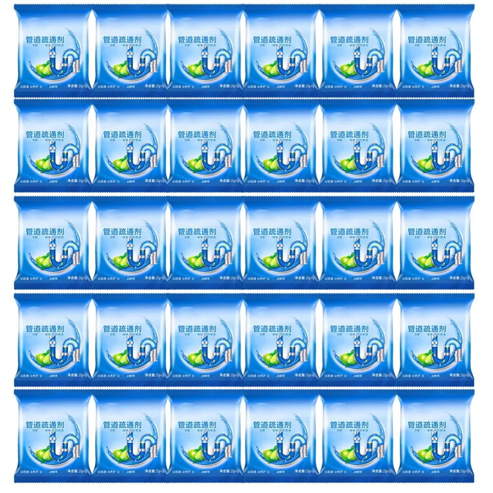 20/30PCS Powerful Drain Cleaner Pipe Dredging Agent For Bathroom Sewer Toilet Clog Deodorizing Cleaning Tool With Chemical