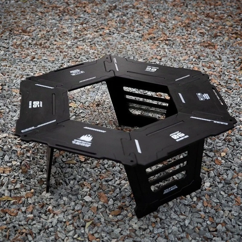 Outdoor Multifunctional Table Detachable Folding Portable Durable Barbecue Tables Strong Load-bearing Capacity Camping Supplies