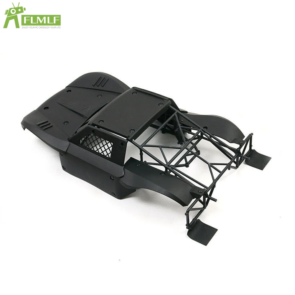 Hard Shell & Only Black Roll Cage Crash Body Kit Protection Frame Fit for 1/5 Losi 5ive T ROFUN ROVAN LT KM X2 RC CAR Toys PARTS