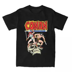 Conan The Barbarian Conan And Red Sonja Merchandise Shirt Men Women Novelty 100% Cotton Unique Clothes