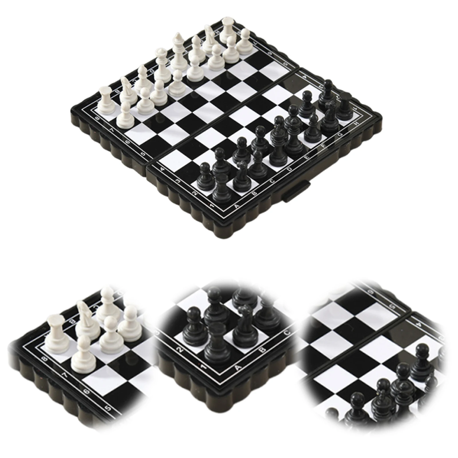 Magnetic Travel Chess - Juego de Ajedrez Magnético Portátil Mini,