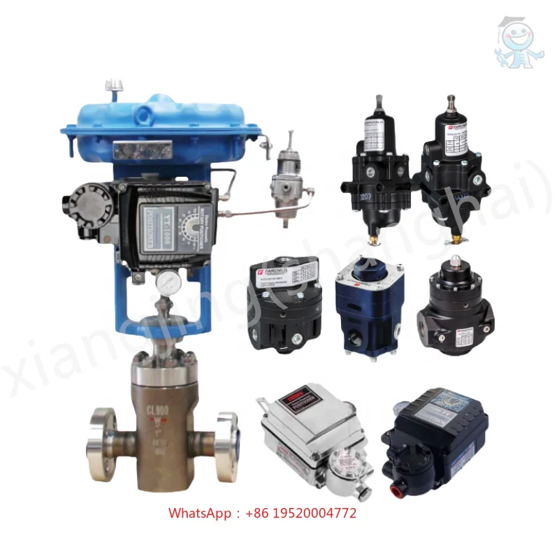 

Stock Rotork YT-1000 YT-1050 Electric Pneumatic Valve Positioner Fairchild M63 Pneumatic Filter Regulator for Control Valve