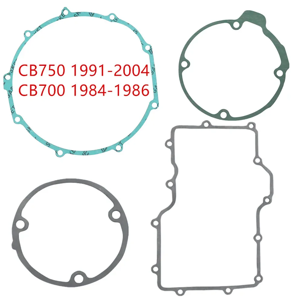 Motorcycle Engine Stator Oil Pan Crankcase Clutch Cover Gasket For Honda CB750 Nighthawk 750 1991-2004 CB700SC CB700 1984-1986