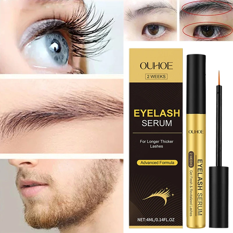 Suero de Crecimiento Rápido para Pestañas, 6 Días, Potenciador Natural de Pestañas, Pestañas Más Largas, Voluminosas y Rizadas, Tratamiento para Pestañas, Productos para el Cuidado de los Ojos, Maquillaje