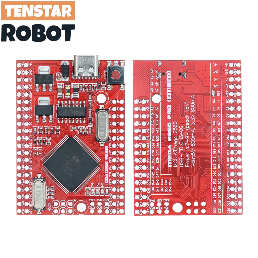 MEGA2560 MEGA 2560 R3 (ATmega2560-16AU CH340) AVR USB Development Board