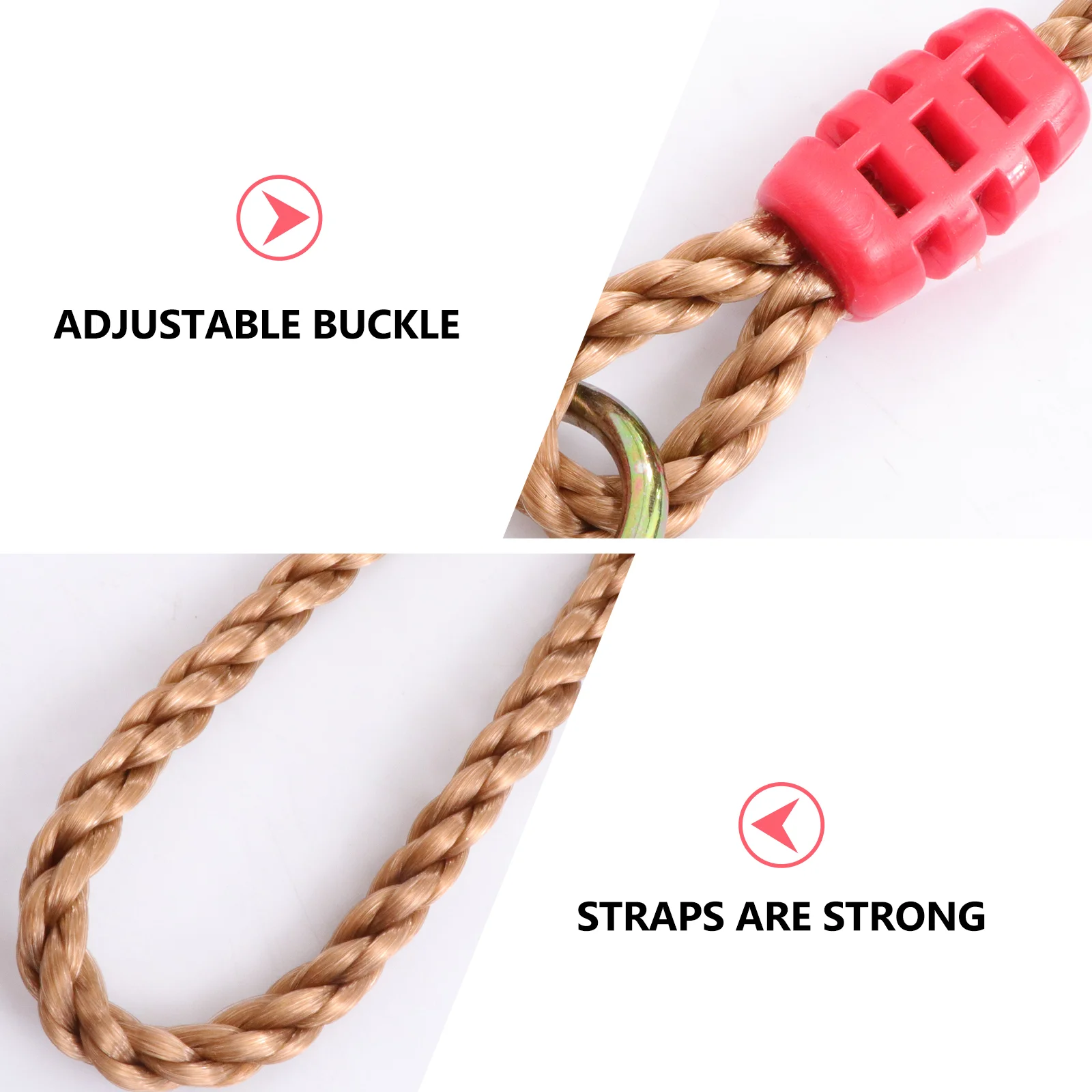 Tree Swings for Kids Outdoor Round Hanging Coat Hangers Accessories Adjustable Rope Straps