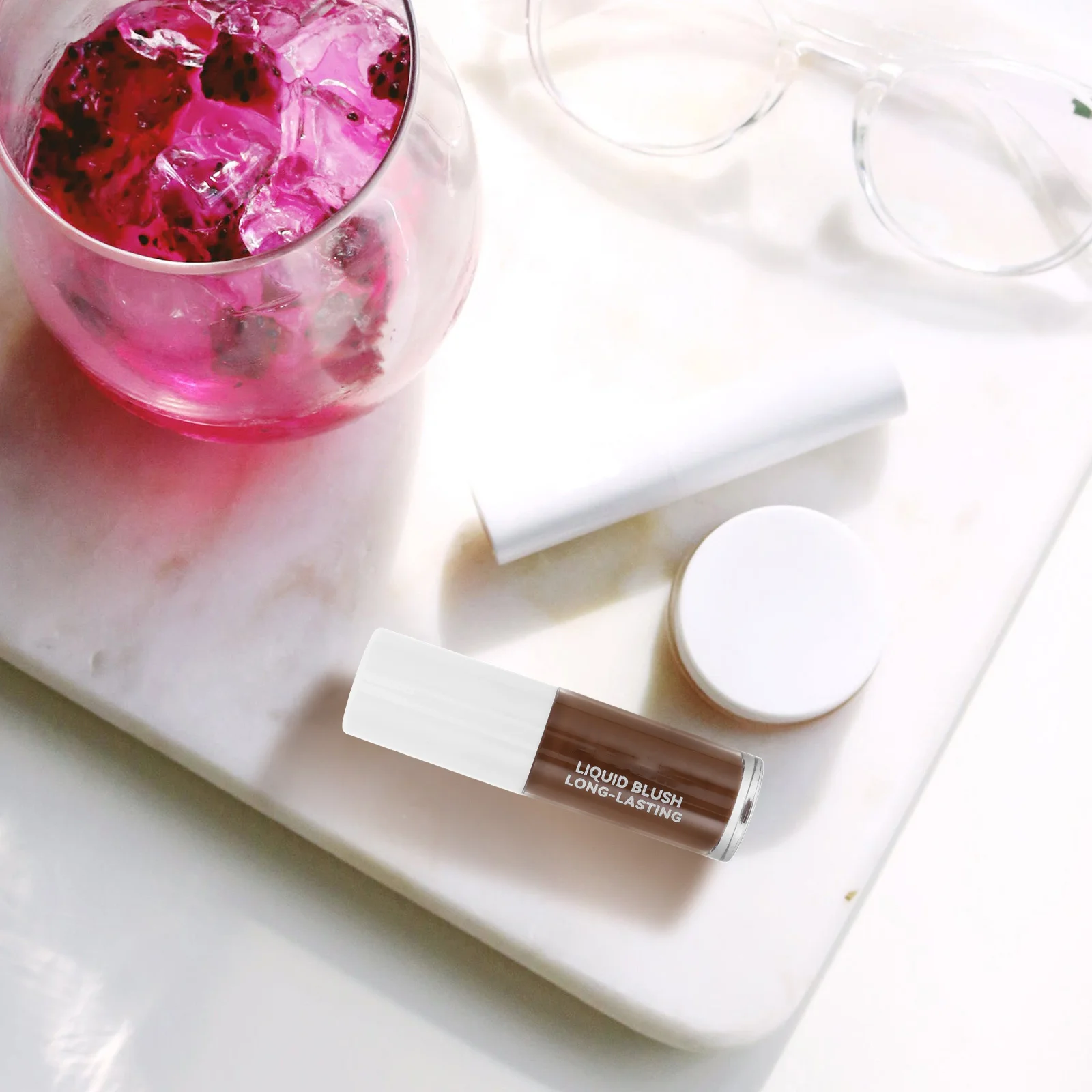 أحمر خدود سائل طبيعي للوجه على الطراز الكوري، أحمر خدود طويل الأمد، تطبيق سلس، مكياج بقع الخد، متعدد الوظائف #6