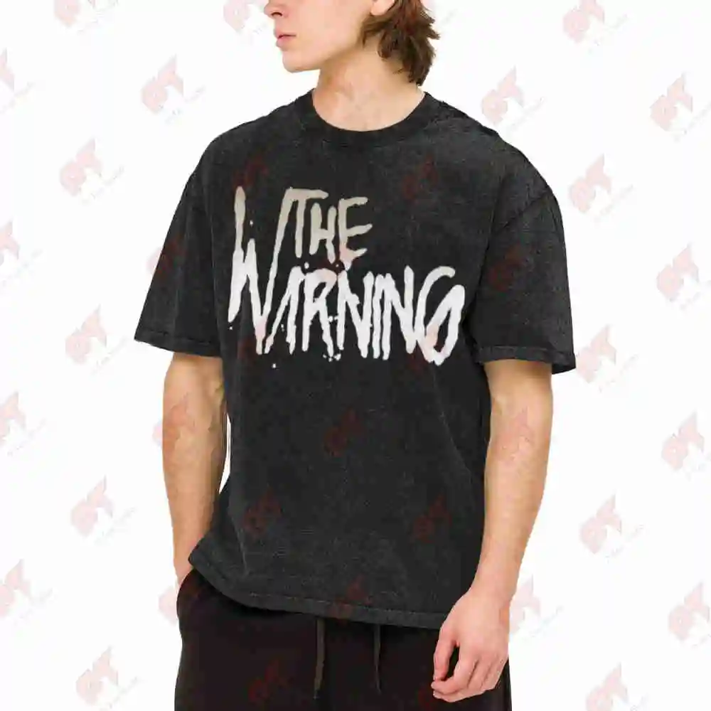 The Warning Rock Band Vintage Washed Tee Pure Cotton T-Shirt