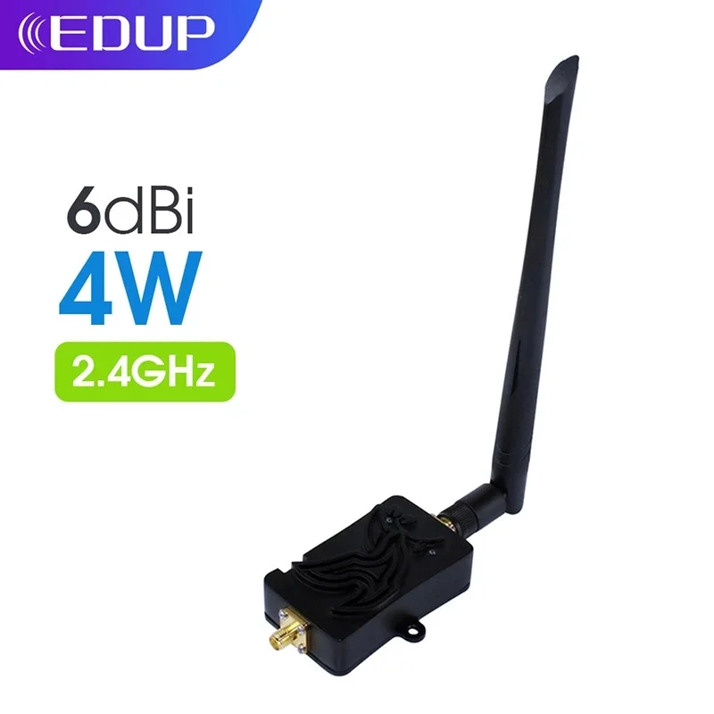 EDettes-Amplificateur de Signal Wifi 11n, Stérilisation 2.4 mesurz 4W, Répéteur Sans Fil, Longue Portée