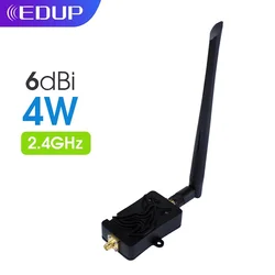 EDUP 2,4 Ghz 4W 802.11n amplificador de señal Wifi amplificador de señal WiFi repetidor extensor inalámbrico Wifi amplificador de potencia de largo alcance