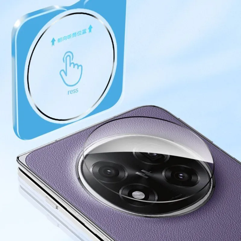 2Pcs Full Glue Camera Lens Protector for OPPO Find N5 X7 Ultra X8 Pro RENO 13 Pro Camera Glass Lens Cover Locator Installation