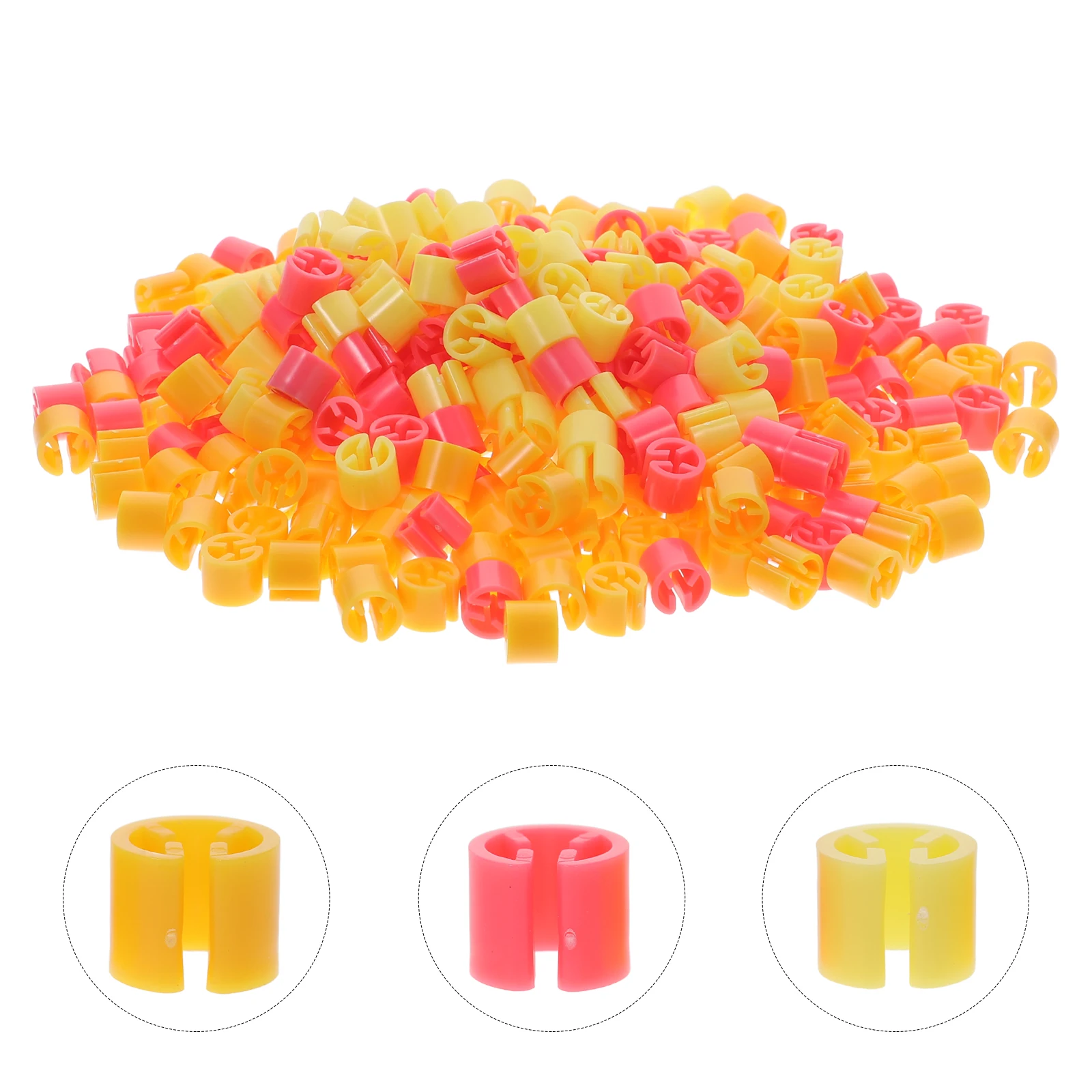 

300 Pcs Hanger Size Tags Clothes Clothing for Racks Garment Markers Plastic Hangers Apparel