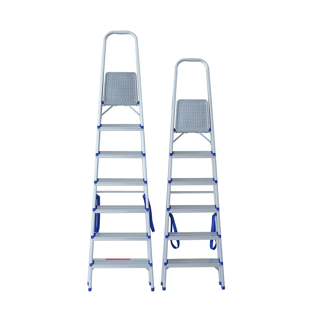 3,4,5,6,7,8 Step Heavy Duty Portable Folding Anti Slip Step Ladders for DIY Strong Sturdy Aluminum Safety Household Stepladders