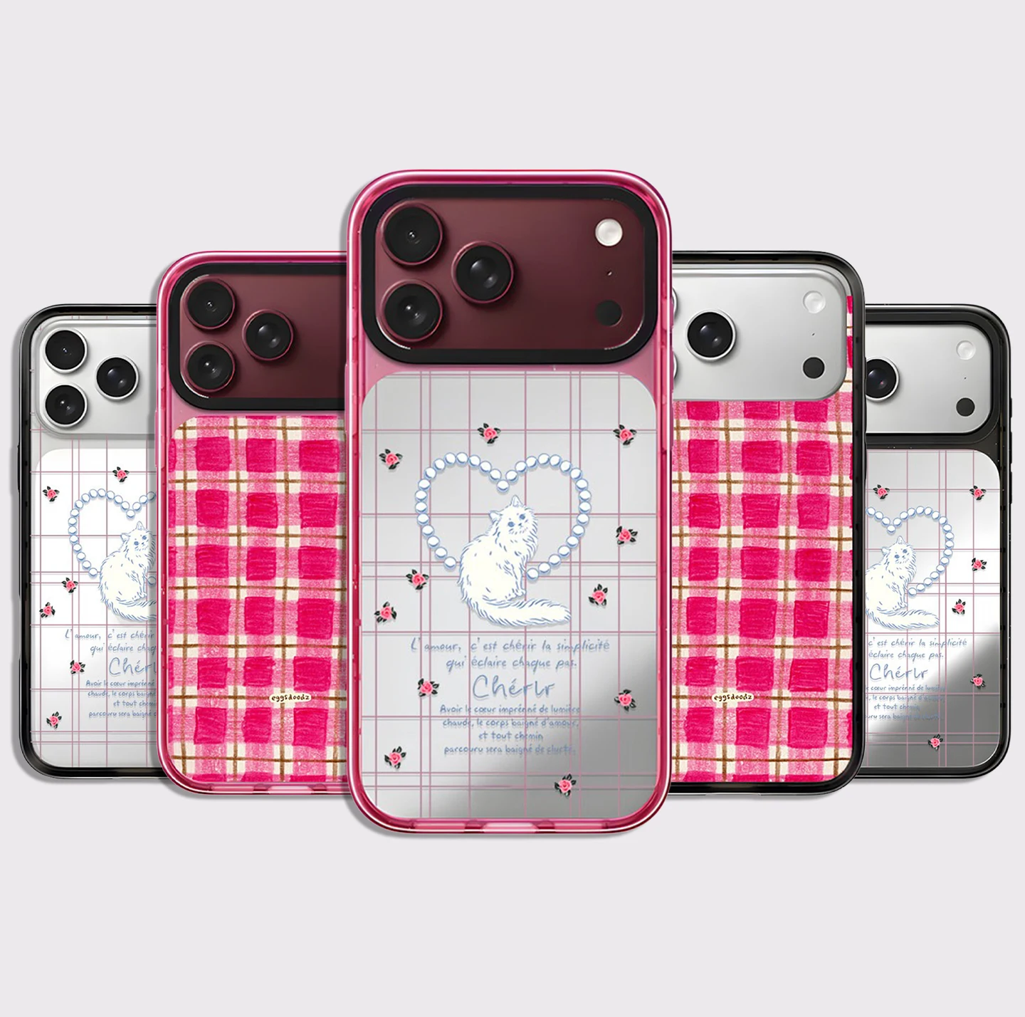60928120 Impact Case - Mirror / Glaze Magnetic Cover: Compatible with IPhone 18 17 Pro Max 18Pro
