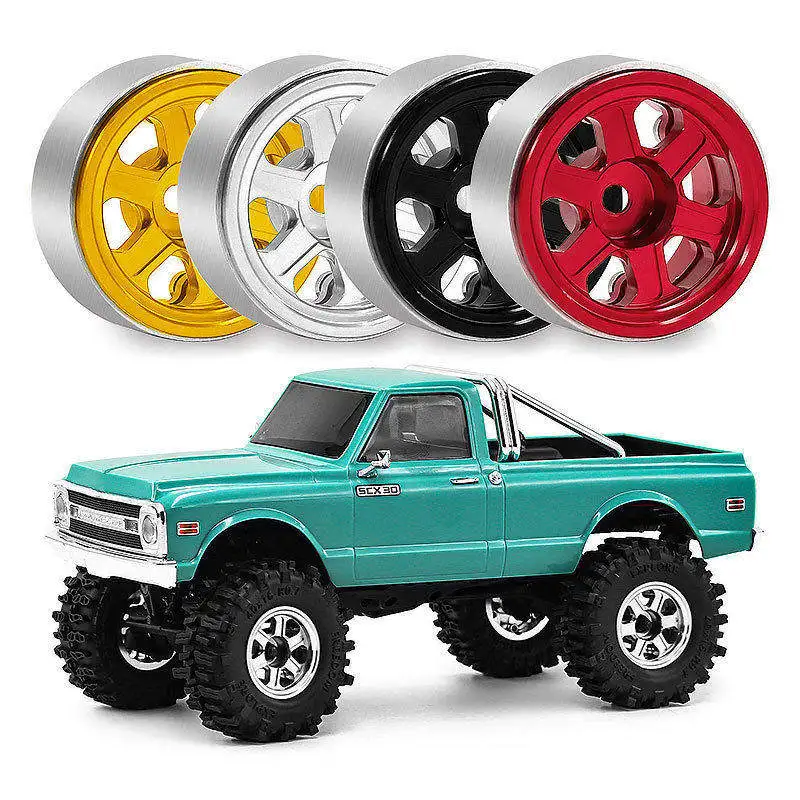 

1/30 SCX30 0.7-inch wheelset, negative offset. Ford Bronco, Jeep Wrangler K10 Ascent-32 D412.