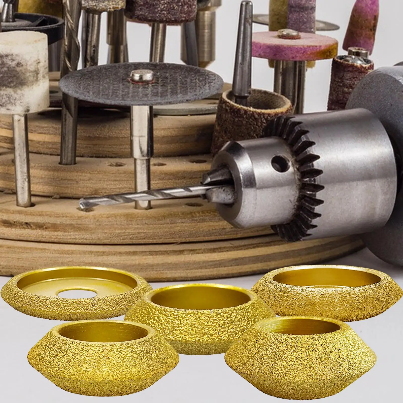 Ruote per smerigliatrice angolare scanalatura a forma di V per accessori per smerigliatrice angolare vetro