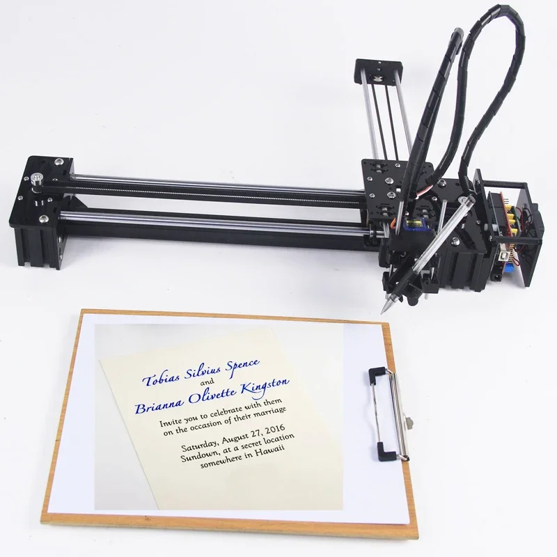 LY Drawbot Pen Drawing Robot Machine Lettering Corexy XY-plotter  for DIY  Writing CNC V3 Shield  Toys