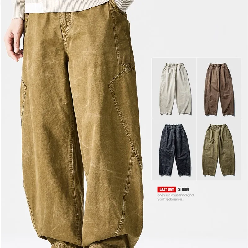 

LAZY DAY Original Men's Casual Knitted Sweater Jaet Color Open Cardigan Simple Sle Autumn Leisure Outerwear