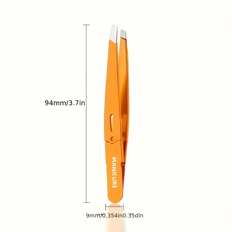 1pc Pinzette per sopracciglia ipoallergeniche in acciaio inossidabile per uso domestico e professionale per impieghi gravosi