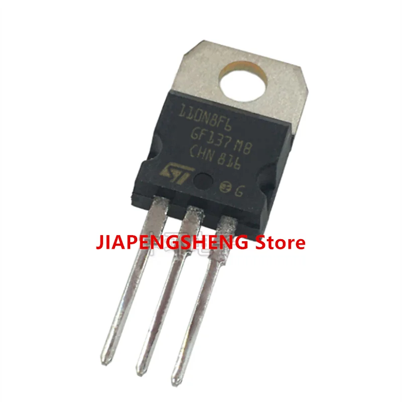 

Car Vehicle Controller, STP110N8F6, 110-220, 110 A, 80 V, N8f6, 10Pcs