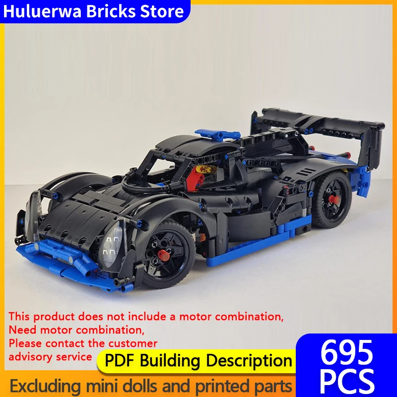 

Speed Racing Car Model MOC Building Bricks LMP1 WEC IMSA Le Mans Modular Technology Gifts Holiday Assemble Children Toys Suit