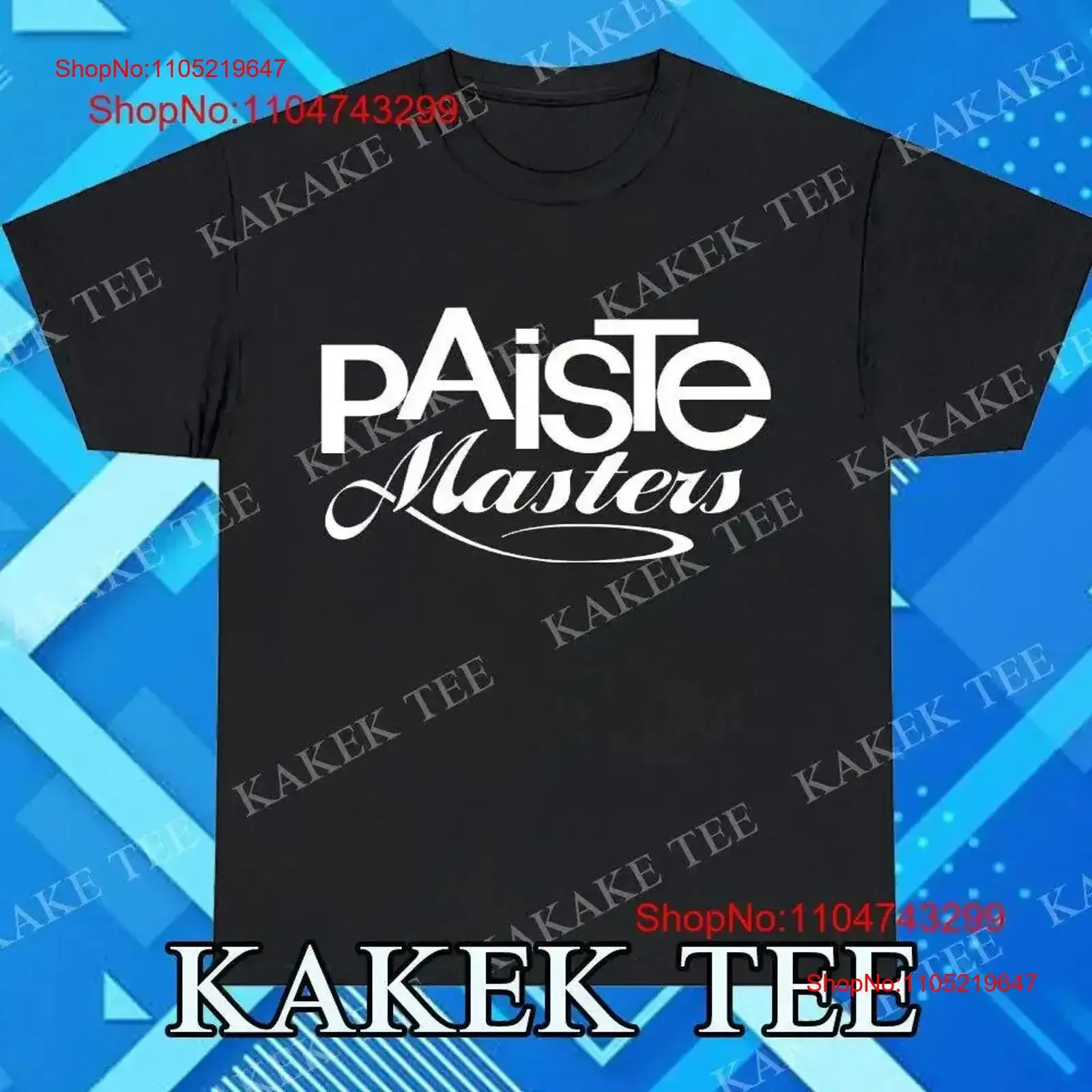 

New Paiste Masters Sound Logo T Shirt Funny Size S to 5XL vintage Washed Slightly Top For Everyday Wear Stylish Casual Soft