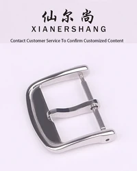 XIANERSHANG Couple Custom Lon-gines Original Watch Clasp 18MM 12MM Belt Buckle 316L Stainless Steel Pin Buckle Watch Accessories