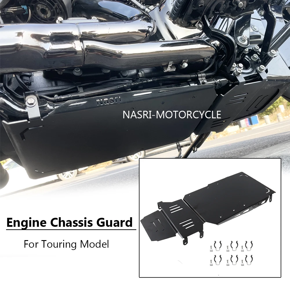 

Для Harley Road Glide Street Glide 2018-2023 защитная пластина нижняя защита шасси двигателя CVO Road Glide Street Glide 2021-2022