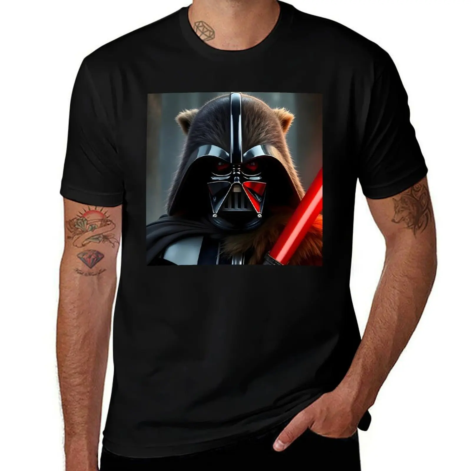 

Darth Ewok T-Shirt vintage t shirts funny costumes custom shirt blacks plain black t shirts men