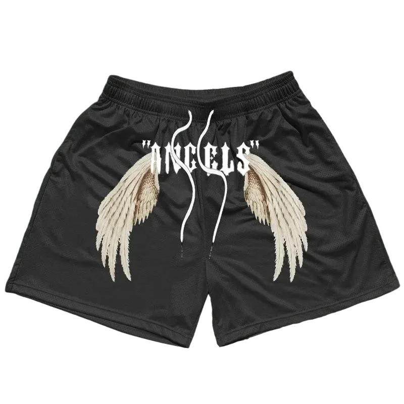 

2025 Новые мужские модные шорты с принтом, легкие роскошные уличные шорты в стиле хип-хоп, повседневные дышащие трендовые шорты премиум-класса