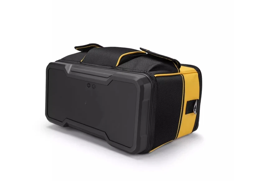 New Models Square Plastic Bottom Tool Bag with 30% More Capacity Tool Pouch Organizer Garage Storage for Electrician Carpenter