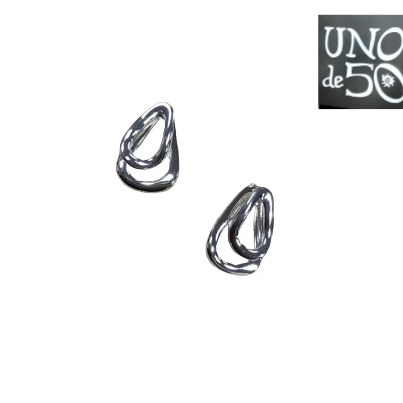 

2024 Selling Exquisite High Quality UNO DE 50 Fashion Classic 925 Earrings Jewelry Romantic Holiday Gift