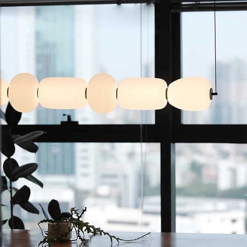 Artistic GlassCeiling Pendant Light Acrylic Living Room Chandelier LED Modern Dining Room Simple Creative Personality Lighting