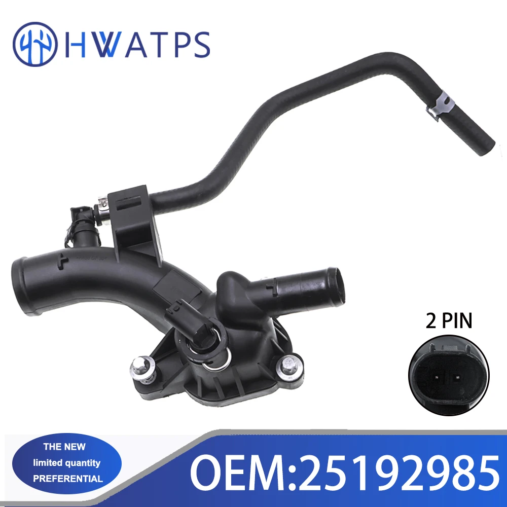 New Thermostat Housing Water Outlet For Vauxhall Adam Astra J Corsa D Corsa E Meriva B A12XEL B12XEL 25192985 160109510 QTH854CF