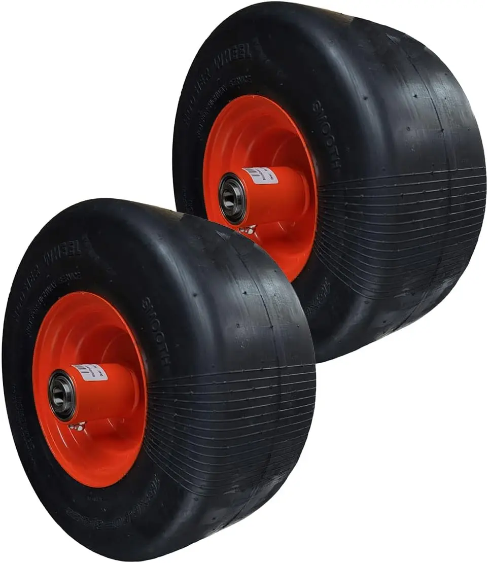 Set Of 2 No Flat Solid Tires 13X6.50-6 For Lawn Mowers Compatible With Toro 103-0065, 103-0069, 103-5188, 109-9127 /