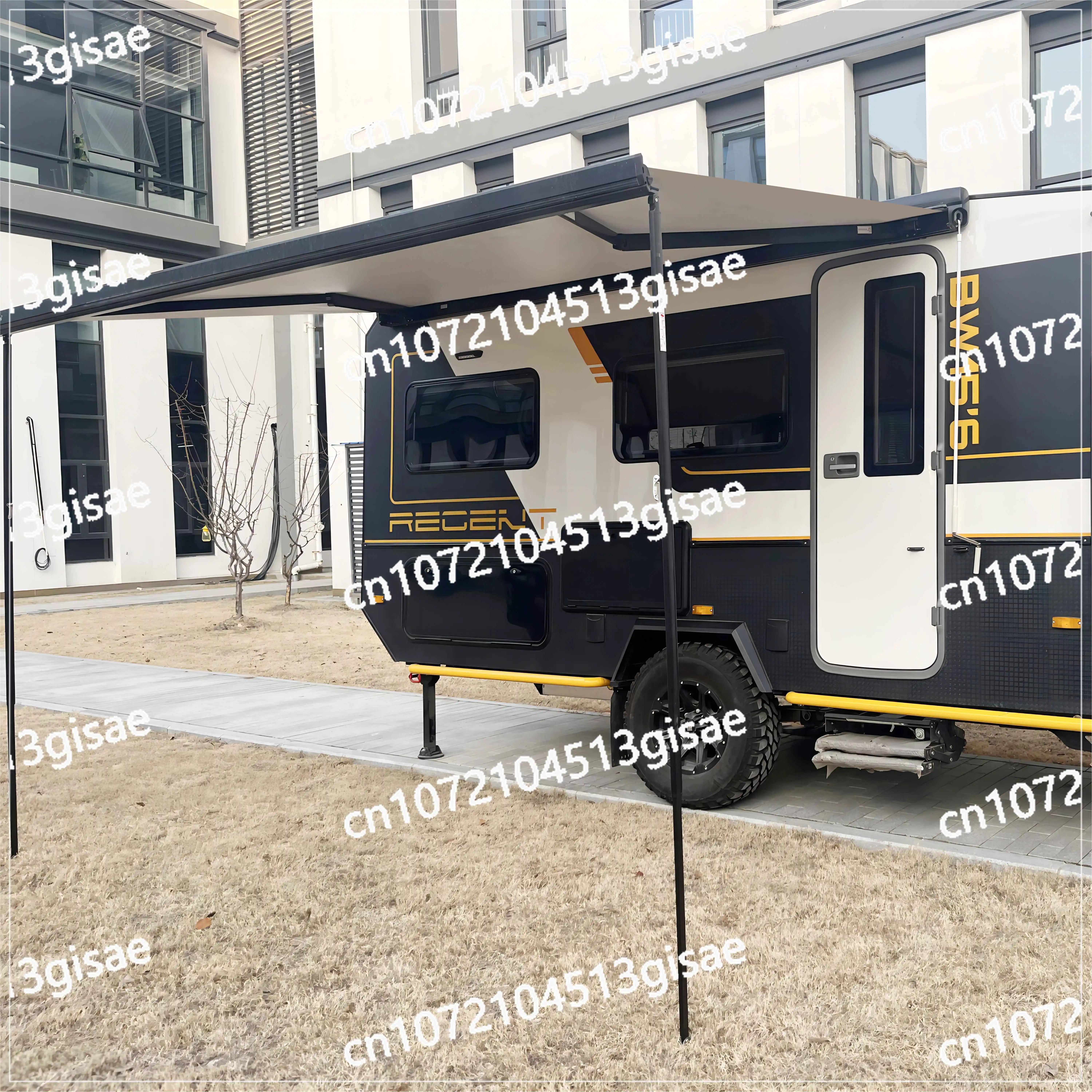 High Strength Aluminium Alloy Frame Rv Manual And Electric Awning Motorized Motorhome Van Awning For Caravan,Camper Accessories