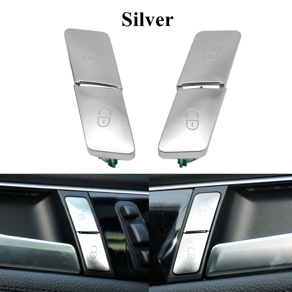 Auto Innen Links Rechts Türschloss Schalter Taste Für Mercedes Benz C GLK W204 E Klasse W212 W207 GL ML GLE GLS W166 W463 W156