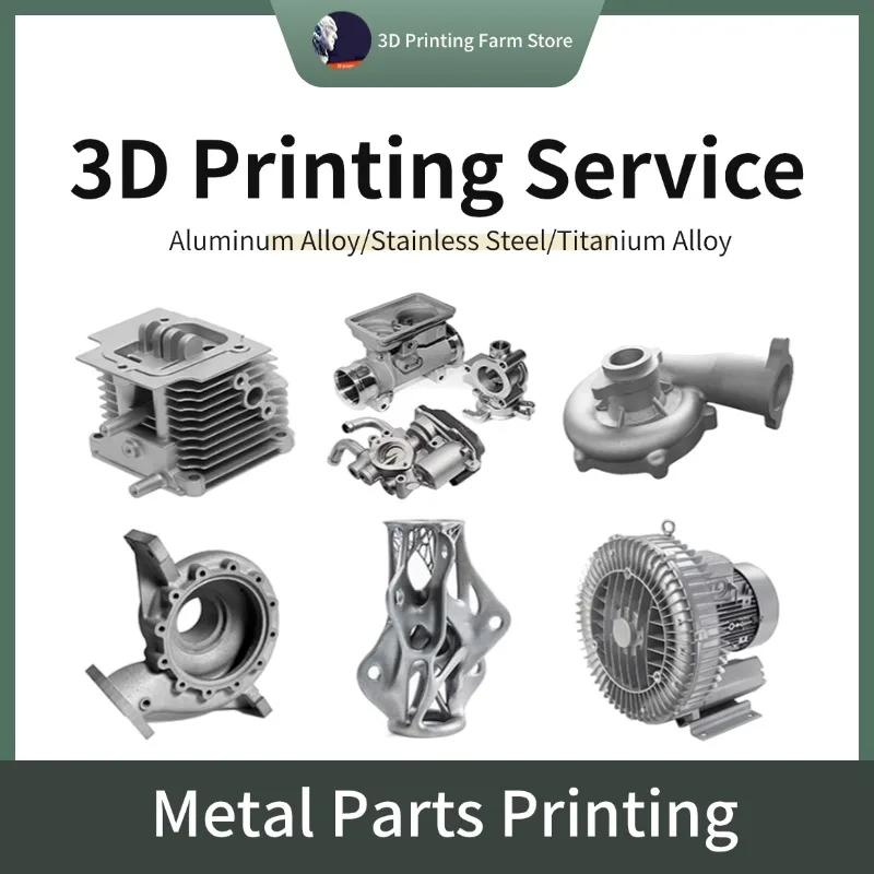 Metal 3D Printing Service: Industrial SLM, Custom High-Precision Models in SS & Aluminum for Prototypes