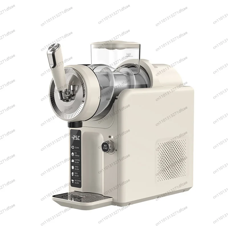 Portable Automatic Ice Smoothie Maker Stainless Steel Electric Gelato Machine for Home Use