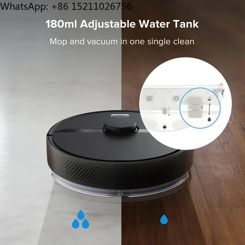 Roborock S6 PURE Smart Multi-Floor Mapping Lidar Navigation Selective Room Cleaning Mop Robot Vacuum Cleaner