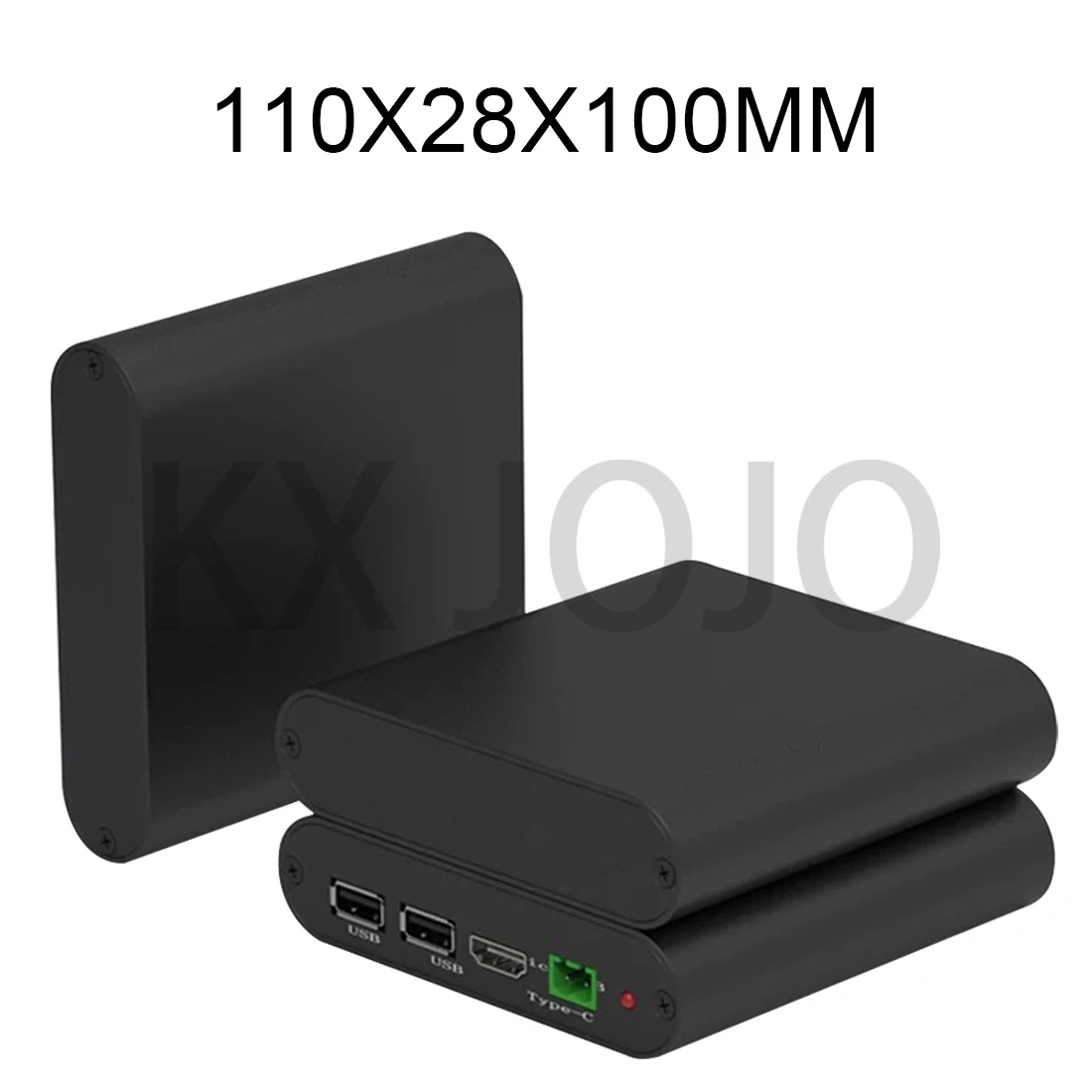 

Aluminum Enclosure 110*28*100mm Integrated Waterproof Case Black PCB DIY Instrument Electronic Project Protective Box