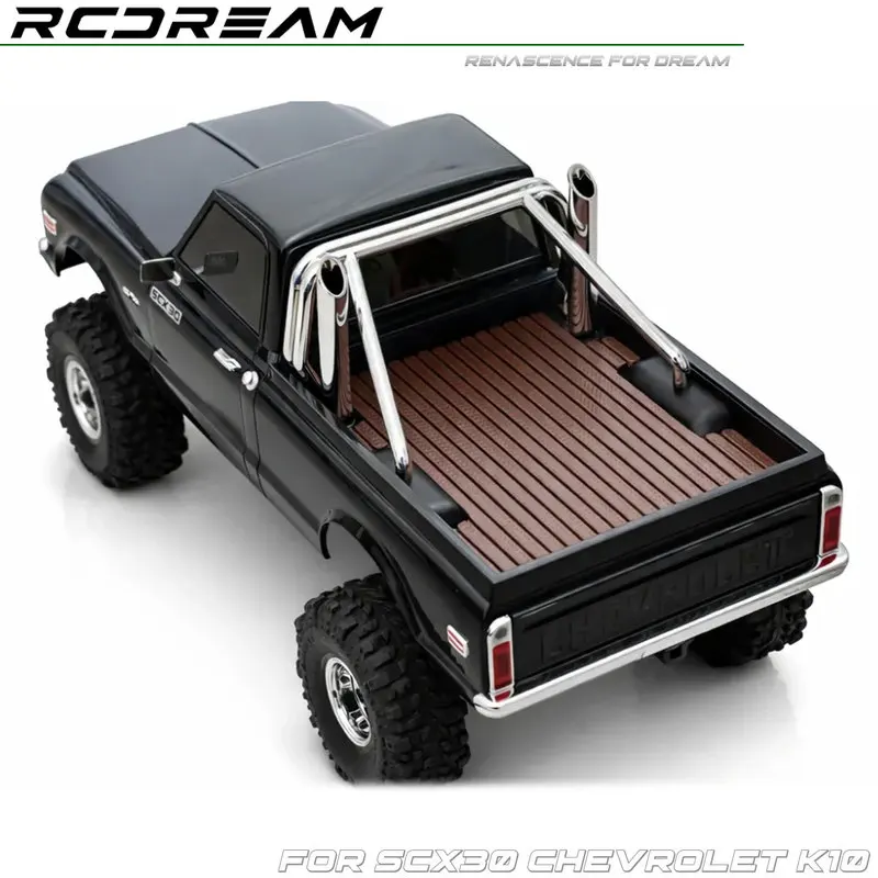 RCDream SCX30 K10 Pickup Bed Wood Grain Panel Simulation Decoration for 1/30 RC Crawler Upgrade Parts