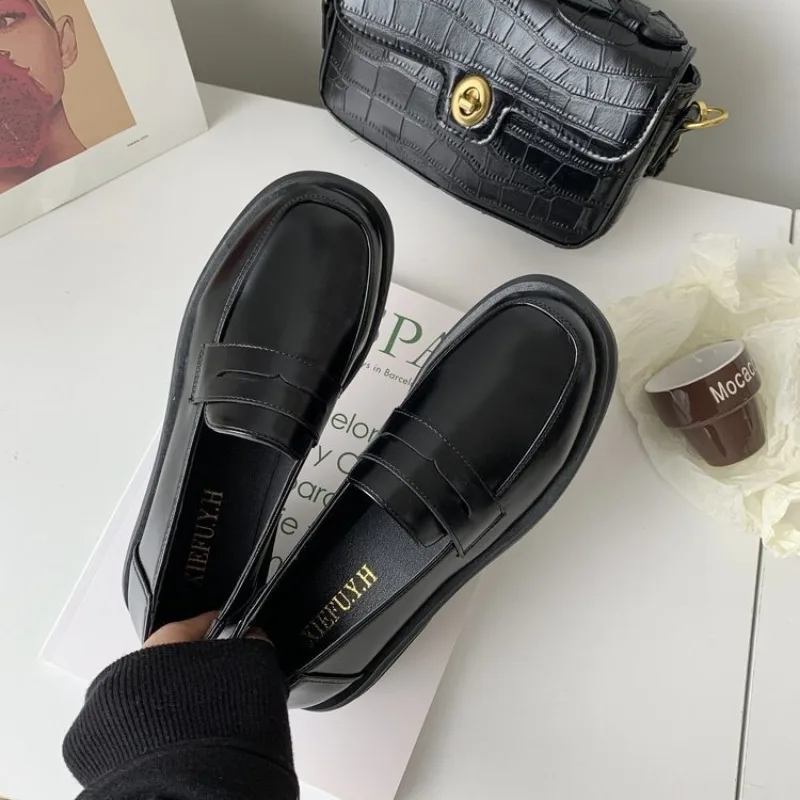 Loafers Women Jk Uniform Shoes Uwabaki Japanese JK Round Toe Women Girls School Students Mary Janes Lolita Brown Cosplay Shoes