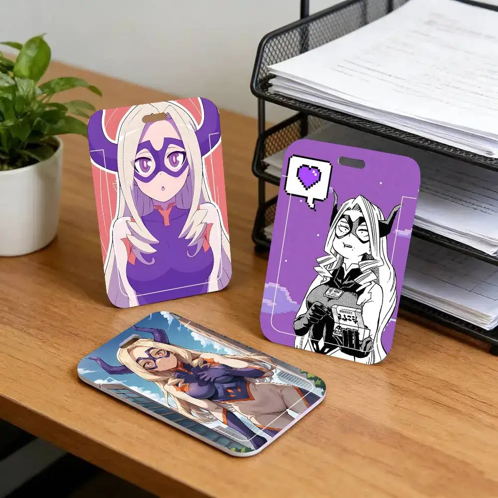 MT Lady Animation B-Boku No H-Hero Academia Black Lanyard Card Holders Student Meal Cards And Campus Ids School