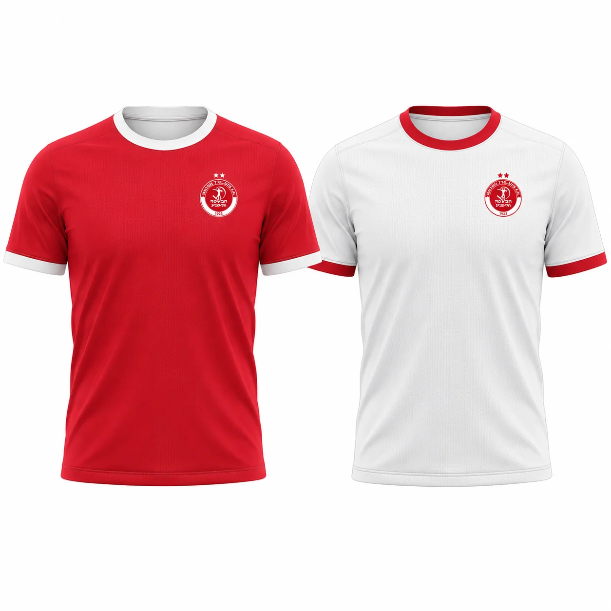 26/27 Herren Damen Kinder Neues Hapoel Tel Aviv Heim- und Auswärtstrikot, Kurzarm Atmungsaktives Fußballshirt für Fans oder Geschenke – Detail 2