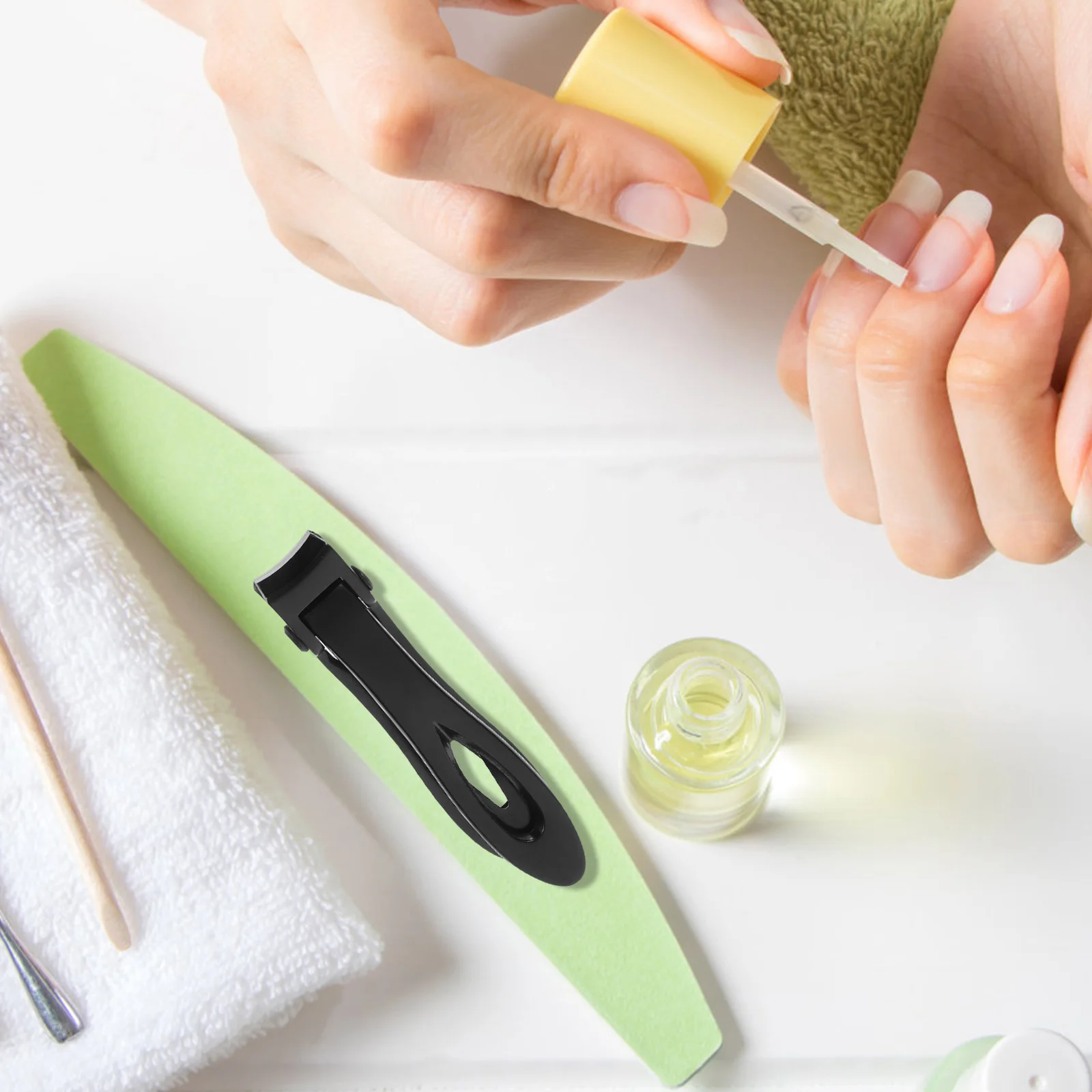 

1 Set Nail Clipper Kit Stainless Steel Portable Manicure Tool For Fingernails Toenails Trimming Pedicure Grooming Care Travel