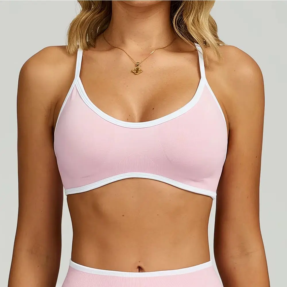 سلس اليوغا الصدرية ملابس اليوغا تشغيل الملابس الداخلية سترة يوجا رياضة أعلى تنفس النساء التدريب الصدرية مثير الرياضة الصدرية للنساء